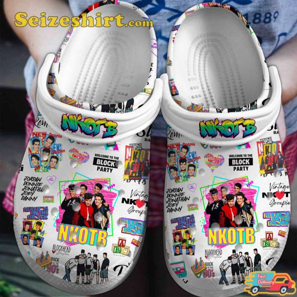 New Kids On The Block Nkotb Boys In The Band Comfort Clogs