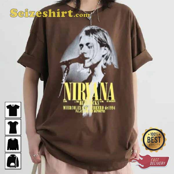 Nirvana Band Kurt Cobain Smile Face Gift Valentines Day Nirvana Sweatshirt