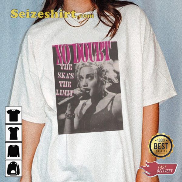 No Doubt Gwen Stefani 90s Design No Doubt Band T-Shirt