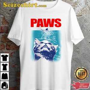 Paws Jaws Cat Pet Lover Unisex T-Shirt