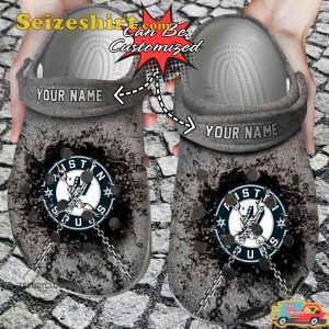 Personalized Chain Breaking Wall Think Different San Antonio Spurs Comfort Clogs