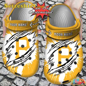 Personalized Ppirates Ripped Claw Swing for Padres Glory Baseball Bat Baseball Comfort Clogs