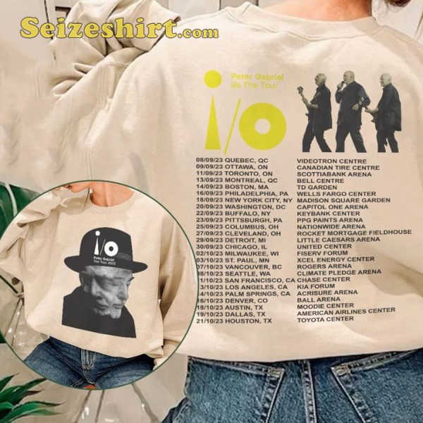 Peter Gabriel 73rd Anniversary 1950-2023 Tour Io The Tour Hoodie