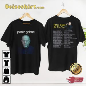 Peter Gabriel Io The Tour North America Concert T-Shirt