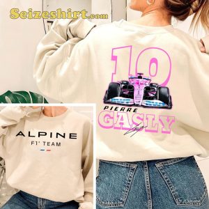 Pierre Gasly Singature Alpine F1 Team Racing Sportwear Sweatshirt