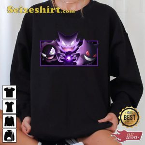 Pokemon Phantom Phases Gastly to Gengar Sweatshirt