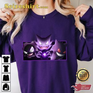 Pokemon Phantom Phases Gastly to Gengar Sweatshirt