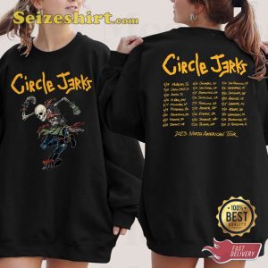 Punk Legends Live Circle Jerks North American Tour 23 T-Shirt