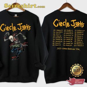 Punk Legends Live Circle Jerks North American Tour 23 T-Shirt