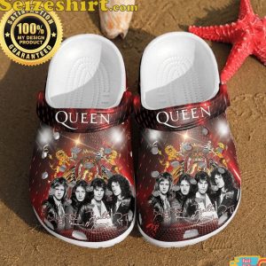Queen Rock Legends Vibes Bohemian Rhapsody Classics Clogs Shoes
