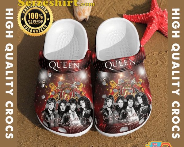 Queen Rock Legends Vibes Bohemian Rhapsody Classics Clogs Shoes