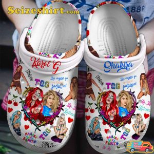 Queen of Latin Pop Shakira Vibes Crocband Shoes