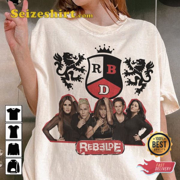 RBD Soy Rebelde Tour 2023 Latin Vibes Fanwear Trendy Unisex T-Shirt