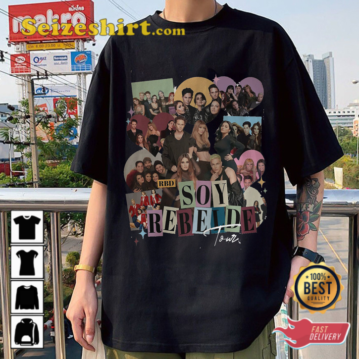 RBD Soy Rebelde World Tour 2023 Music Concert T-shirt