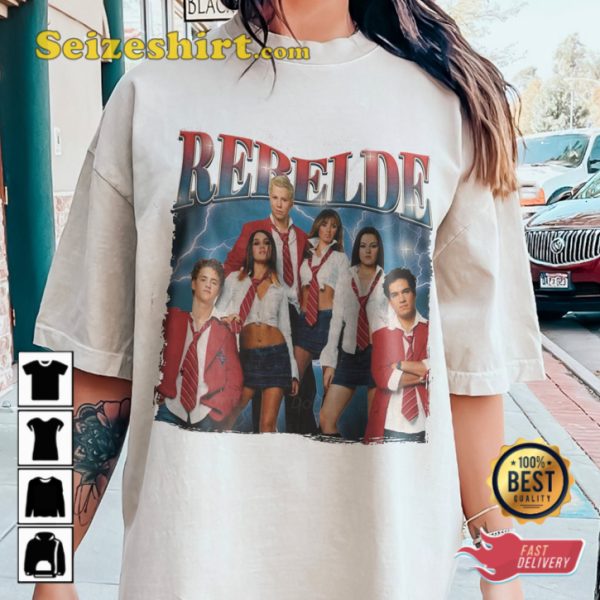 RBD Tour Latin Pop Group Music Concert T-shirt