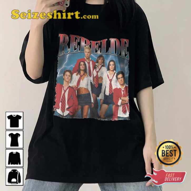RBD Tour Latin Pop Group Music Concert T-shirt
