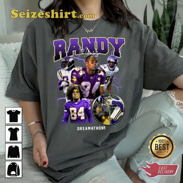 Randy Moss Deep Threat NFL Legend Fanwear Sweatshirt