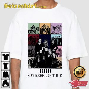 Rbd Soy Rebelde Tour Mientras mi mente Concert T-shirt