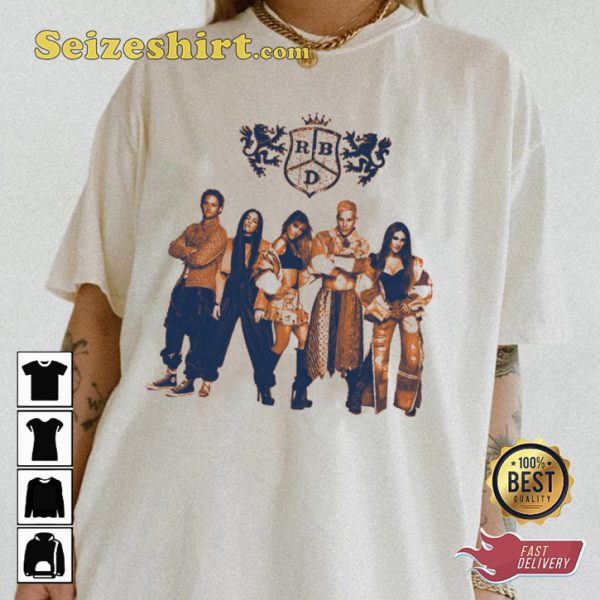 Rbd Touring Concert Mexican telenovela Rebelde Televisa T-Shirt