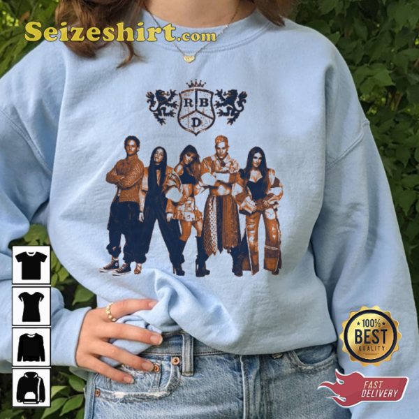 Rbd Touring Concert Mexican telenovela Rebelde Televisa T-Shirt