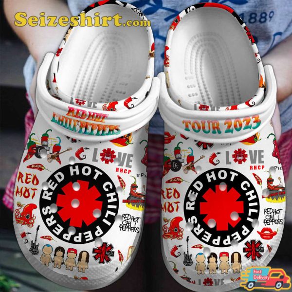 Red Hot Chili Peppers 90s Rock Music Scar Tissue Vibes Crocs Clog Shoes