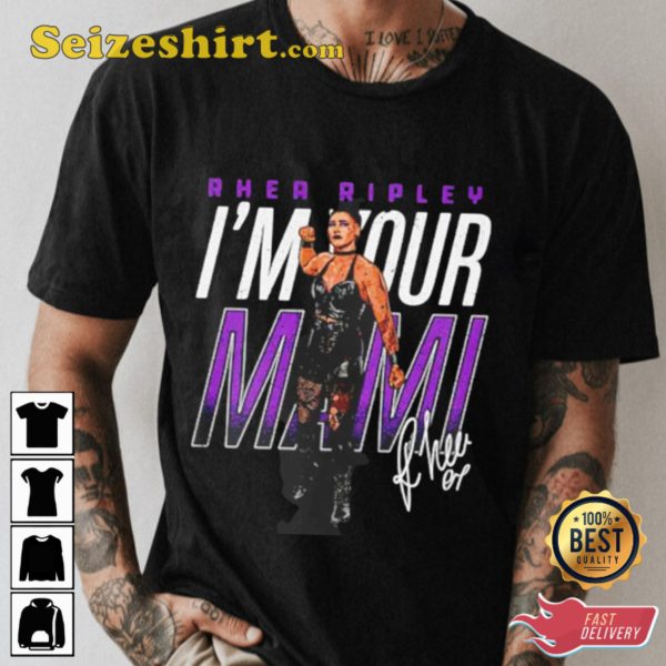 Rhea Ripley Im Your Mami Wwe Fighter Sportwear T-shirt