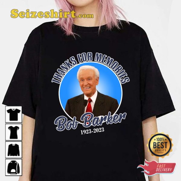 Rip Bob Barker 1923-2023 Thanks For Memories Memorial Sweatshirt