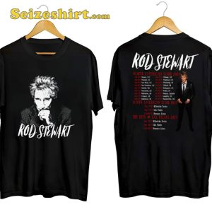 Rod Stewart Aesthetic 70s Style Inspired Music Concert Unisex T-shirt