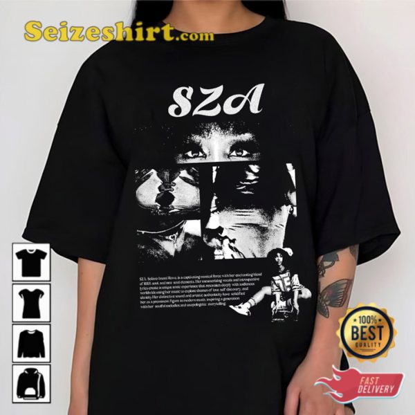 SZA RnB Sensation The Weekend SZA Tour Dates Concert T-Shirt