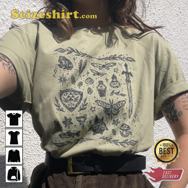 Sacred Forest The Forest Game Trendy Unisex Vintage Inspired T-shirt