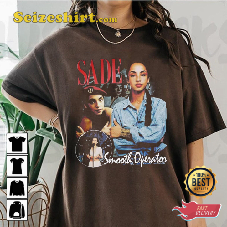 Sade Helen Tour 2023 The Sweetest Taboo Soul Jazz Icon Concert T-Shirt