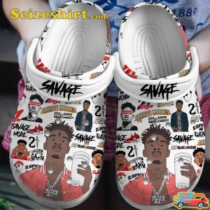 Savage Music Hip-Hop Vibes Bank Account Melodies Comfort Clog Shoes