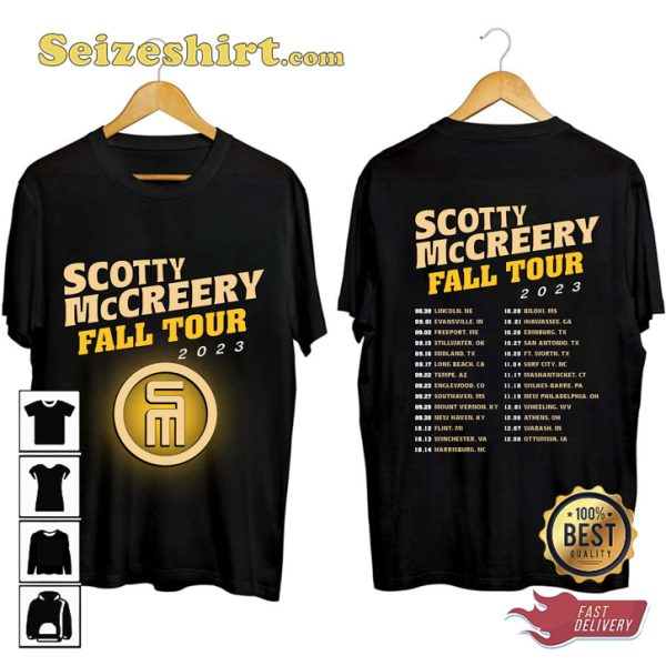 Scotty Mccreery Fall Tour 2023 Concert Music Fanwear Style Fashion T-Shirt