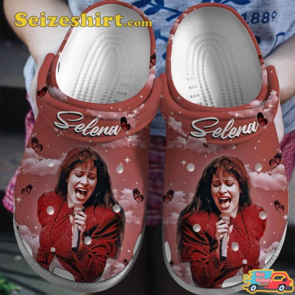 Selena Latin Music Vibes Como la Flor Melodies Trendy Comfort Crocs Clog Shoes