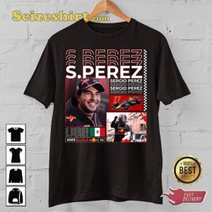 Sergio Perez Speedster Formula 1 Racing Sportwear T-Shirt