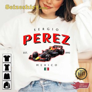 Sergio Perez Speedster Formula 1 Racing Trendy Sportwear T-Shirt