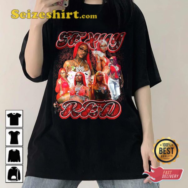 Sexyy Red Rapper Hip Hop Music Concert T-shirt