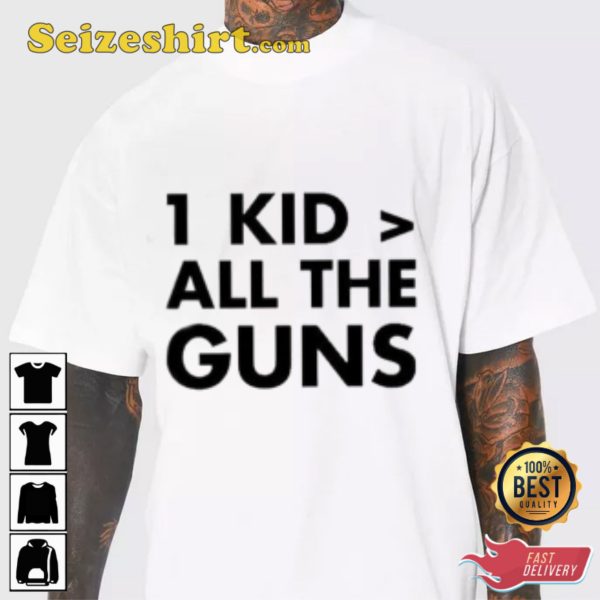 Shannon Watts 1 Kids Over All The Guns Funny Designed T-shirt