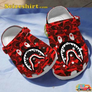 Shark Pattern Shark Clogs Shoes Gifts For Children Kids