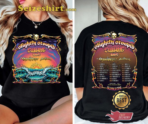 Slightly Stoopid And Sublime With Rome Summertime 2023 Tour Concert T-Shirt