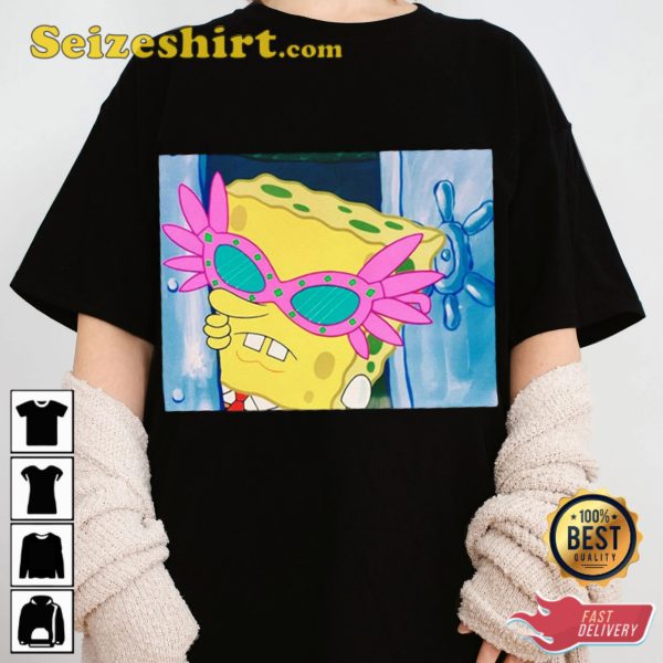 Spongebob Squarepants Funny Sunglasses Unisex T-shirt