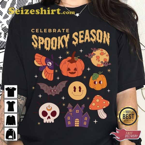 Spooky Season Holiday Celebrate Halloween Outfit Unisex Sweatshirt