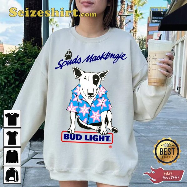 Spuds Mackenzie Bud Light Dog Lover Sweatshirt