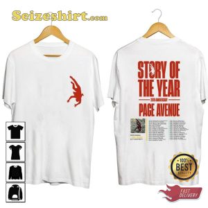 Story Of The Year Page Avenue 2023 Fanwear Style Fashion T-Shirt
