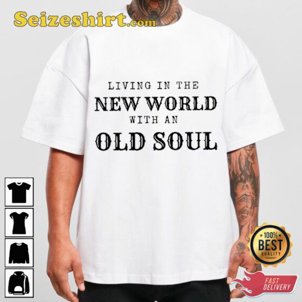 Stuck Living in the New World by Oliver Anthony Lyrics Designed Unisex T-Shirt