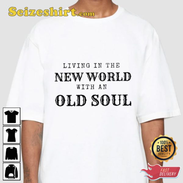 Stuck Living in the New World by Oliver Anthony Lyrics Designed Unisex T-Shirt