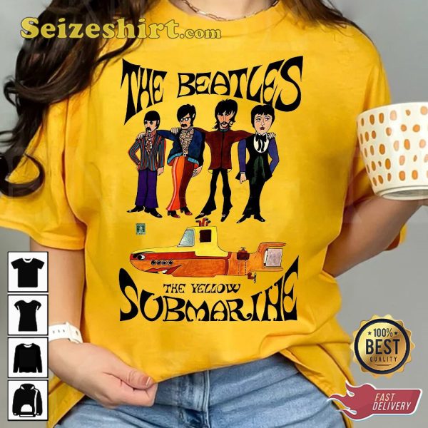 Submarine Serenade Beatles Italian Tour 68 T-shirt