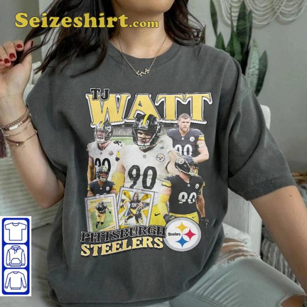 TJ Watt Sack Machine Pittsburgh Steelers Football Sportwear T-Shirt