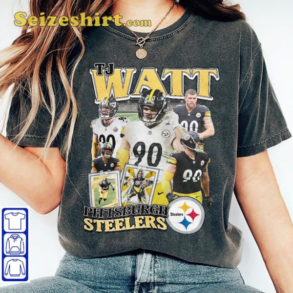 TJ Watt Sack Machine Pittsburgh Steelers Football Sportwear T-Shirt