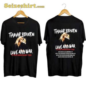 Tamar Braxton Soulful Serenades Love And War Tour 2023 T-Shirt